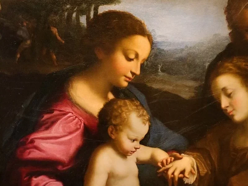 1559-Lodovico Cardi detto il Cigoli - Matrimonio mistico di Santa Caterina da Siena e San sebastiano- Museo Civico di Pistoia